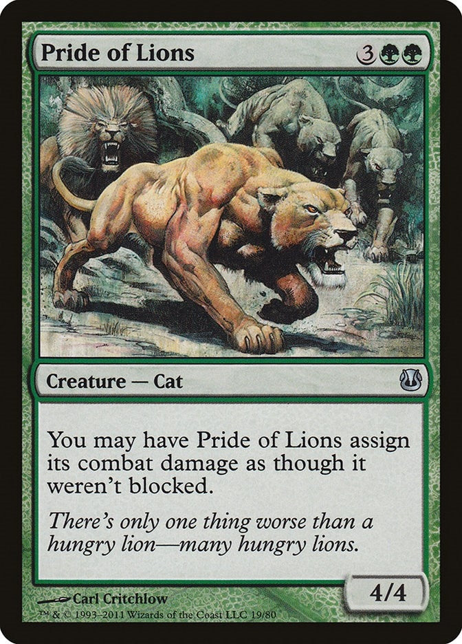 Pride of Lions (19) (Duel Decks: Ajani vs. Nicol Bolas)
