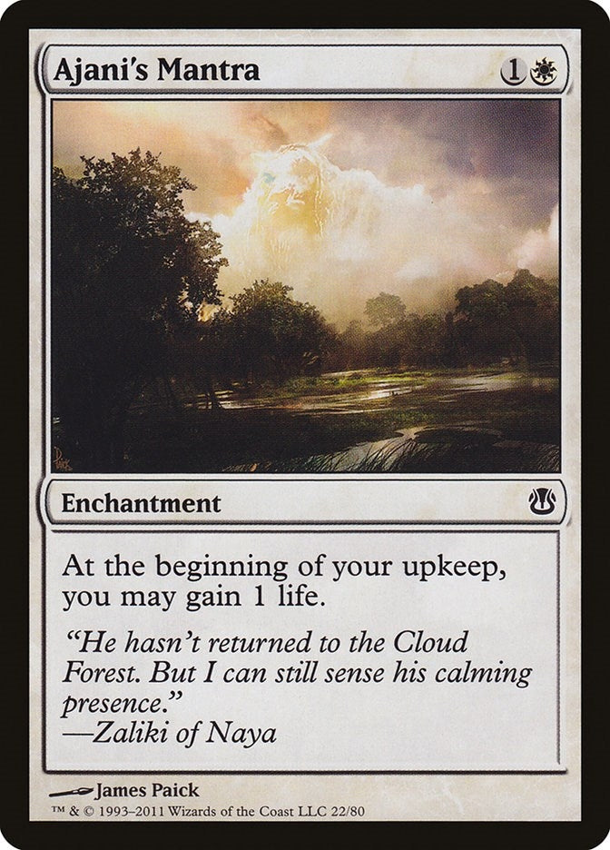 Ajani's Mantra (22) (Duel Decks: Ajani vs. Nicol Bolas)