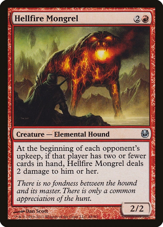 Hellfire Mongrel (48) (Duel Decks: Ajani vs. Nicol Bolas)
