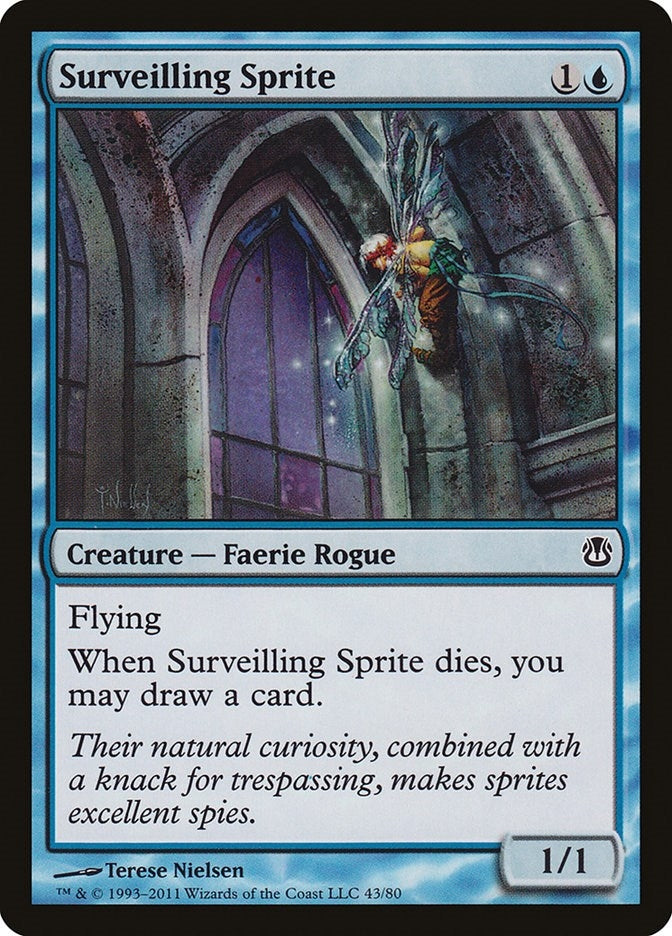 Surveilling Sprite (43) (Duel Decks: Ajani vs. Nicol Bolas)