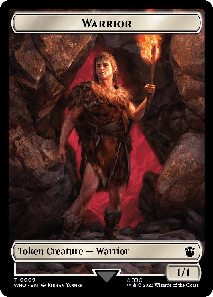 Image for Warrior // Treasure (0028) Double-Sided Token (9 // 28) - Magic: The Gathering