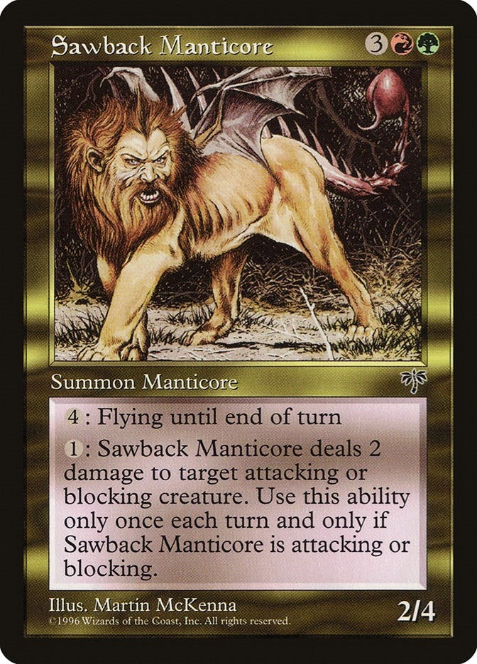 Sawback Manticore (Mirage)