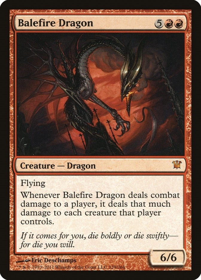 Balefire Dragon (129) (Innistrad)
