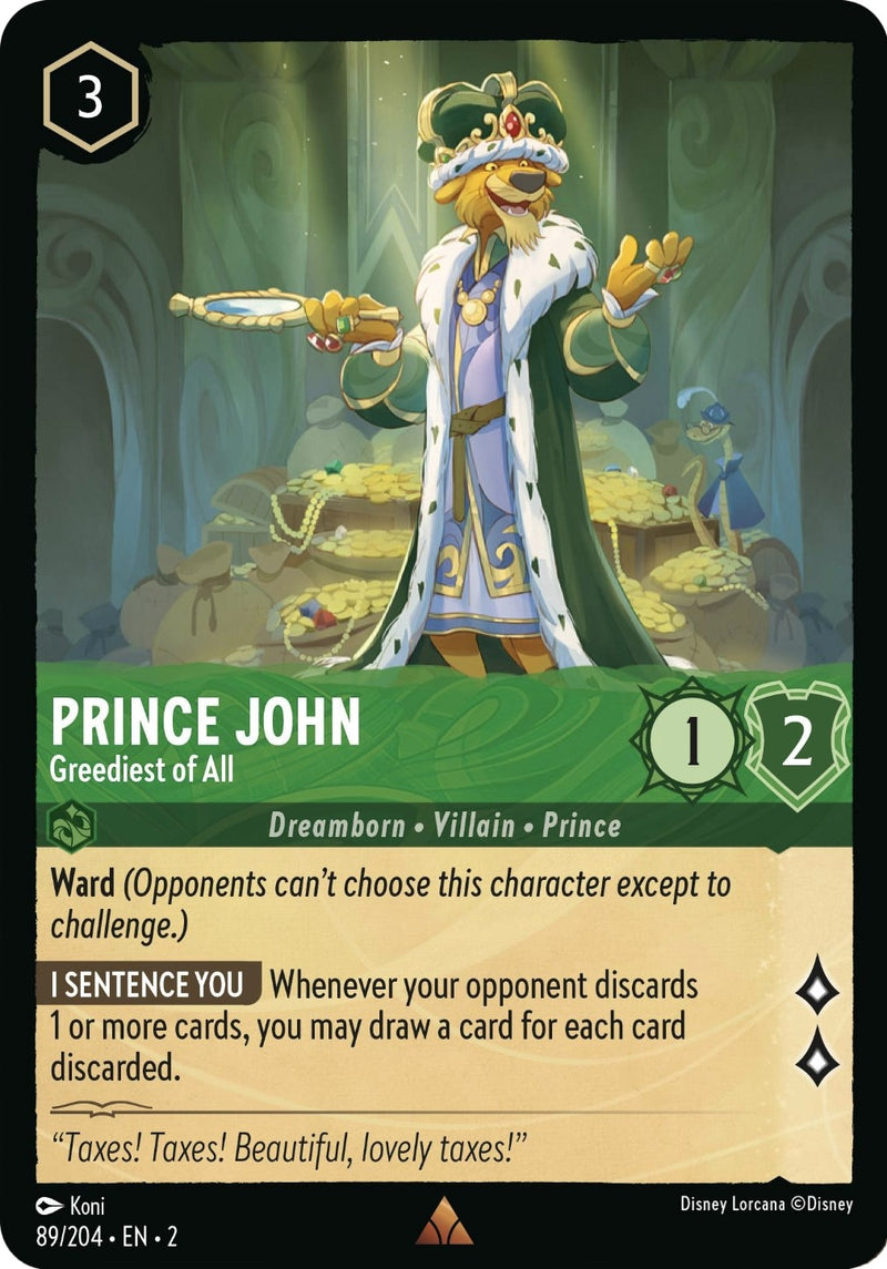 Prince John - Greediest of All (89/204) (Rise of the Floodborn)