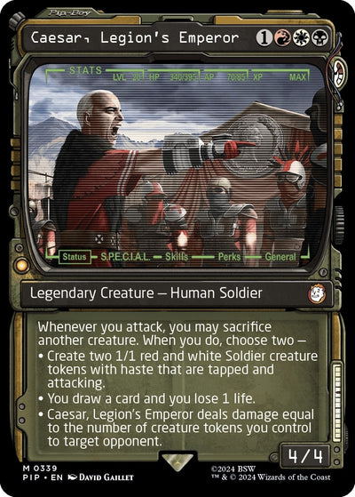 Caesar, Legion's Emperor (Showcase) (339) (Universes Beyond: Fallout)