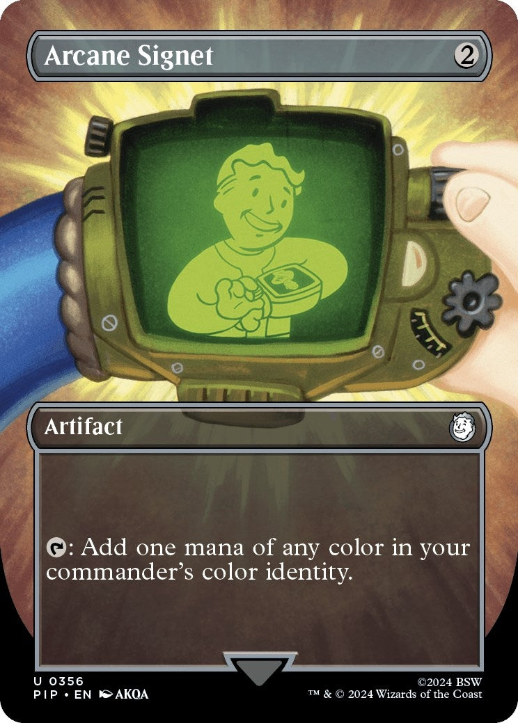 Arcane Signet (Borderless) (356) (Universes Beyond: Fallout)