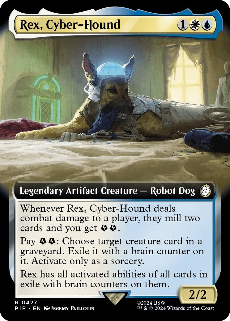 Rex, Cyber-Hound (Extended Art) (427) (Universes Beyond: Fallout)