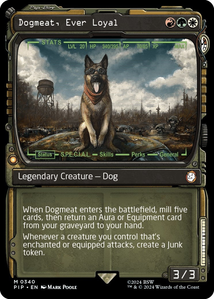 Image for Dogmeat, Ever Loyal (Showcase) (340) (Universes Beyond: Fallout) - Magic: The Gathering