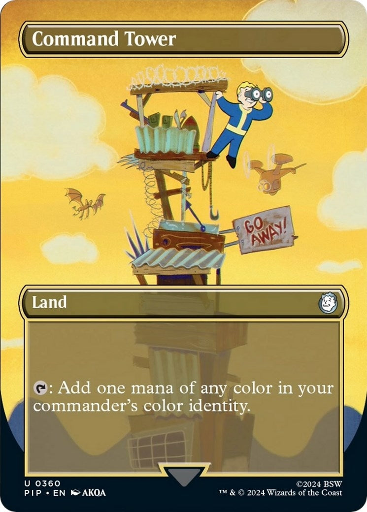 Command Tower (Borderless) (360) (Universes Beyond: Fallout)