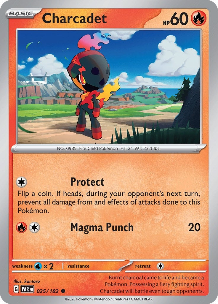 Image for Charcadet (025/182) (SV04: Paradox Rift) - Pokemon