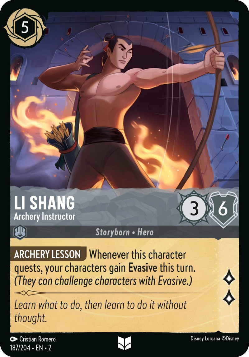 Li Shang - Archery Instructor (187/204) (Rise of the Floodborn)