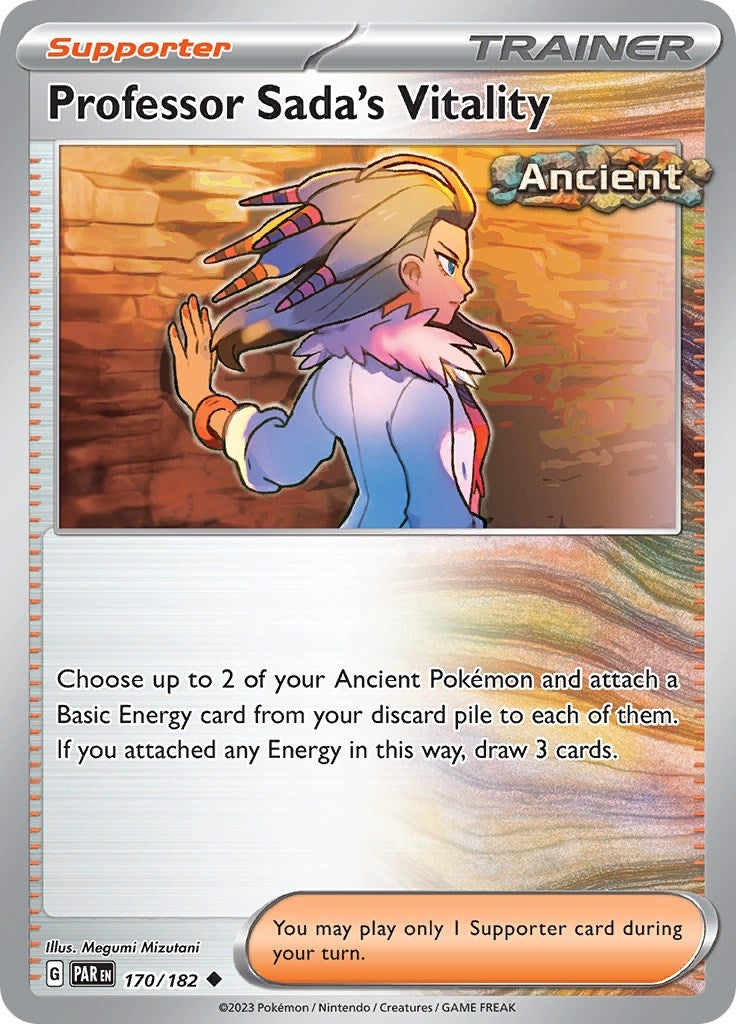Image for Professor Sada's Vitality (170/182) (SV04: Paradox Rift) - Pokemon