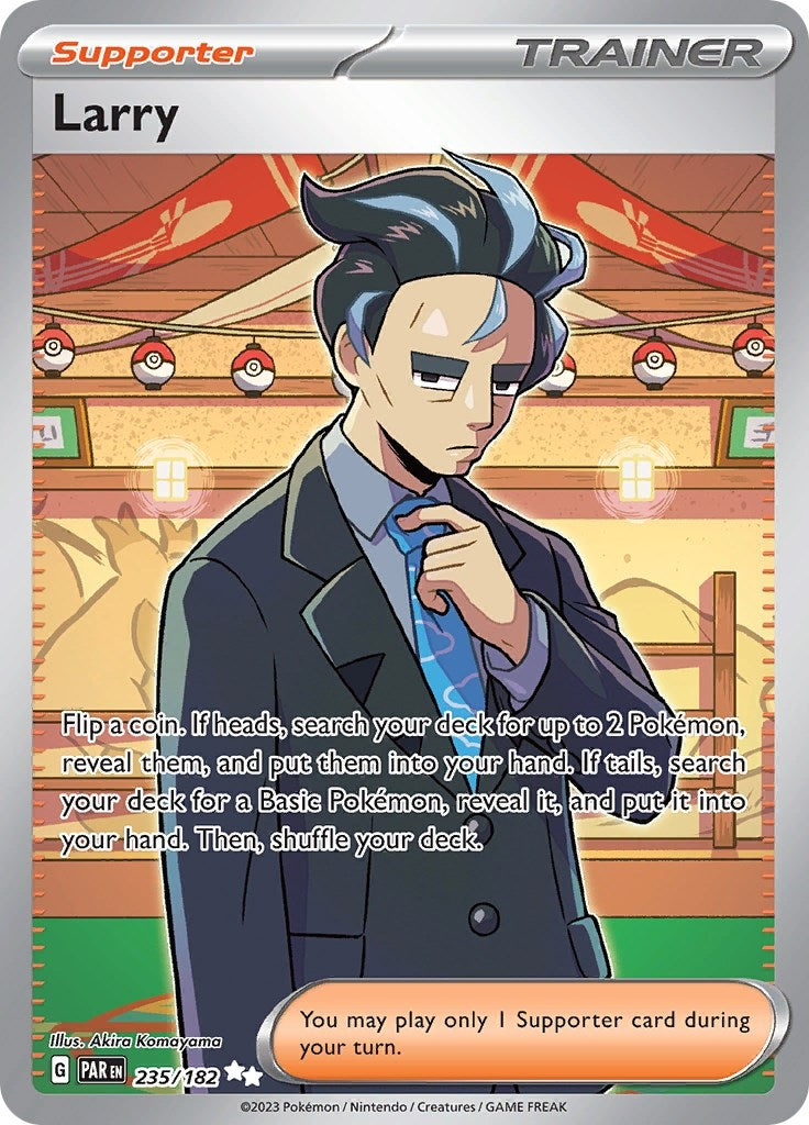 Image for Larry (235/182) (SV04: Paradox Rift) - Pokemon