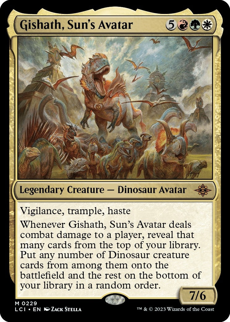 Gishath, Sun's Avatar (229) (The Lost Caverns of Ixalan)