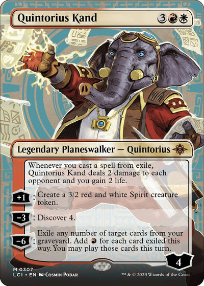 Quintorius Kand (0307) (Borderless) (307) (The Lost Caverns of Ixalan)
