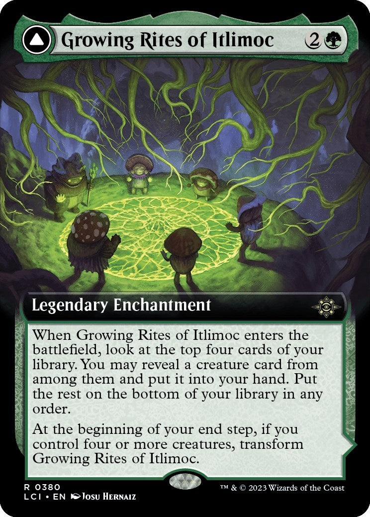 Growing Rites of Itlimoc (Extended Art) (380) (The Lost Caverns of Ixalan)
