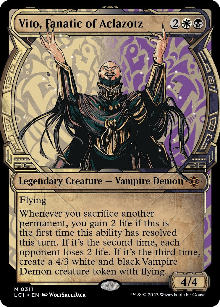 Vito, Fanatic of Aclazotz (Showcase) (311) (The Lost Caverns of Ixalan)