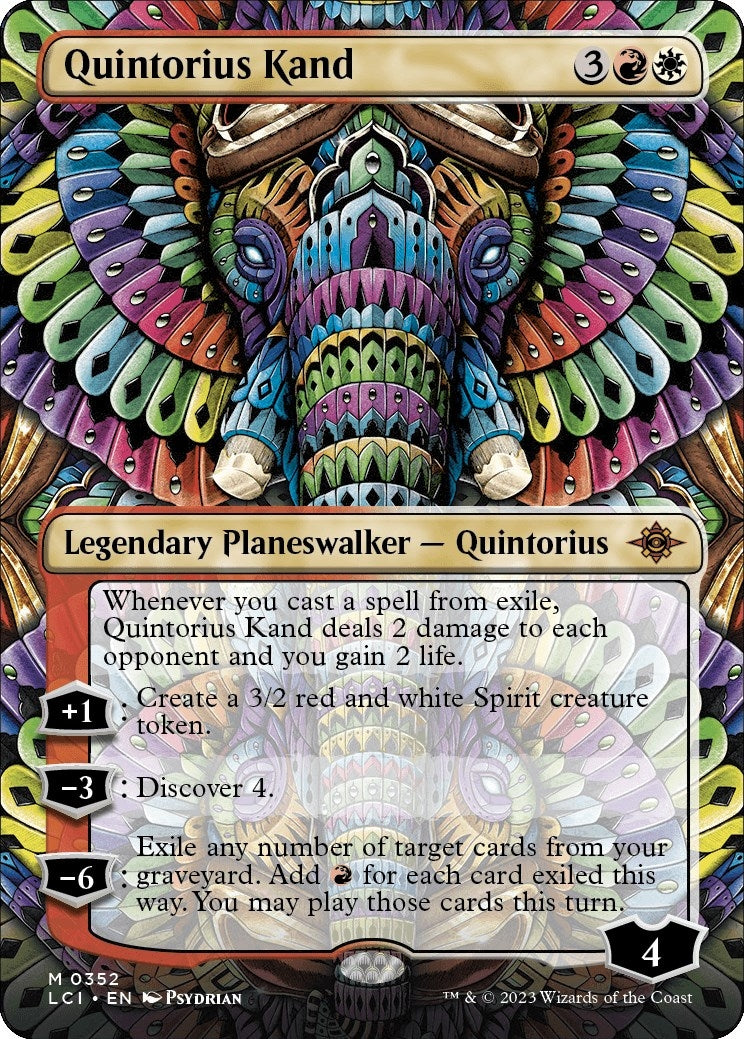 Quintorius Kand (0352) (Borderless) (352) (The Lost Caverns of Ixalan)