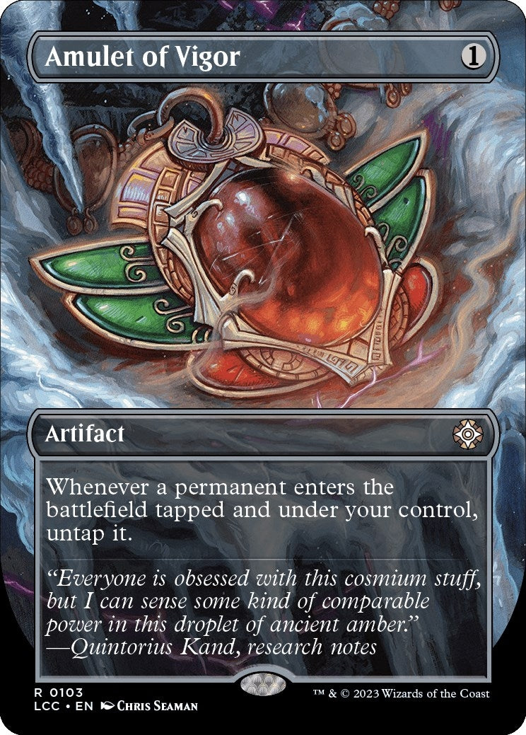Amulet of Vigor (Borderless) (103) (Commander: The Lost Caverns of Ixalan)