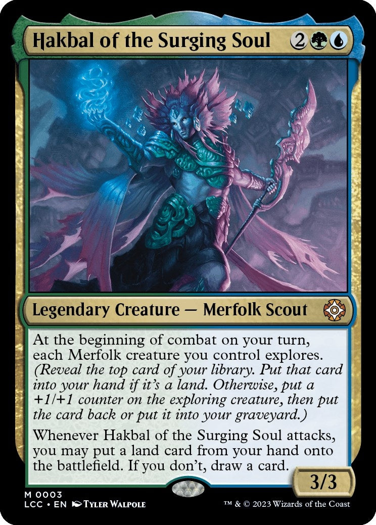 Hakbal of the Surging Soul (3) (Commander: The Lost Caverns of Ixalan)