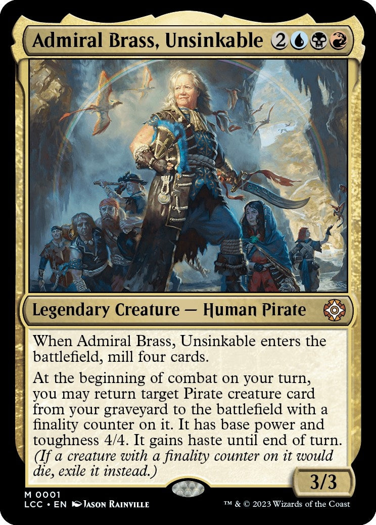 Admiral Brass, Unsinkable (1) (Commander: The Lost Caverns of Ixalan)