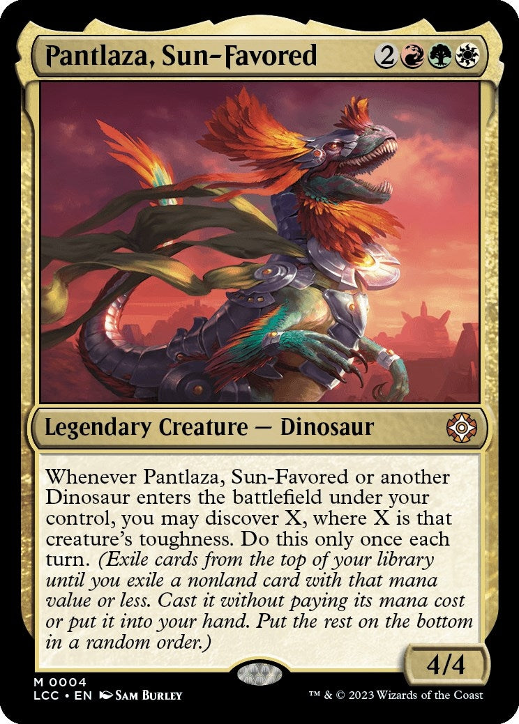 Pantlaza, Sun-Favored (4) (Commander: The Lost Caverns of Ixalan)