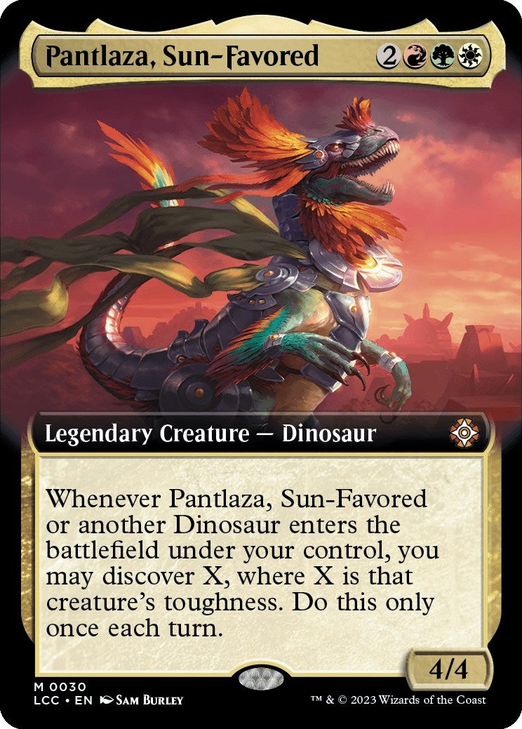 Pantlaza, Sun-Favored (Extended Art) (30) (Commander: The Lost Caverns of Ixalan)