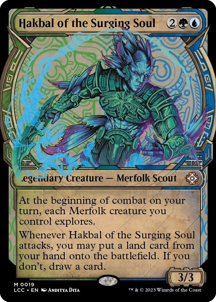 Hakbal of the Surging Soul (Showcase) (19) (Commander: The Lost Caverns of Ixalan)