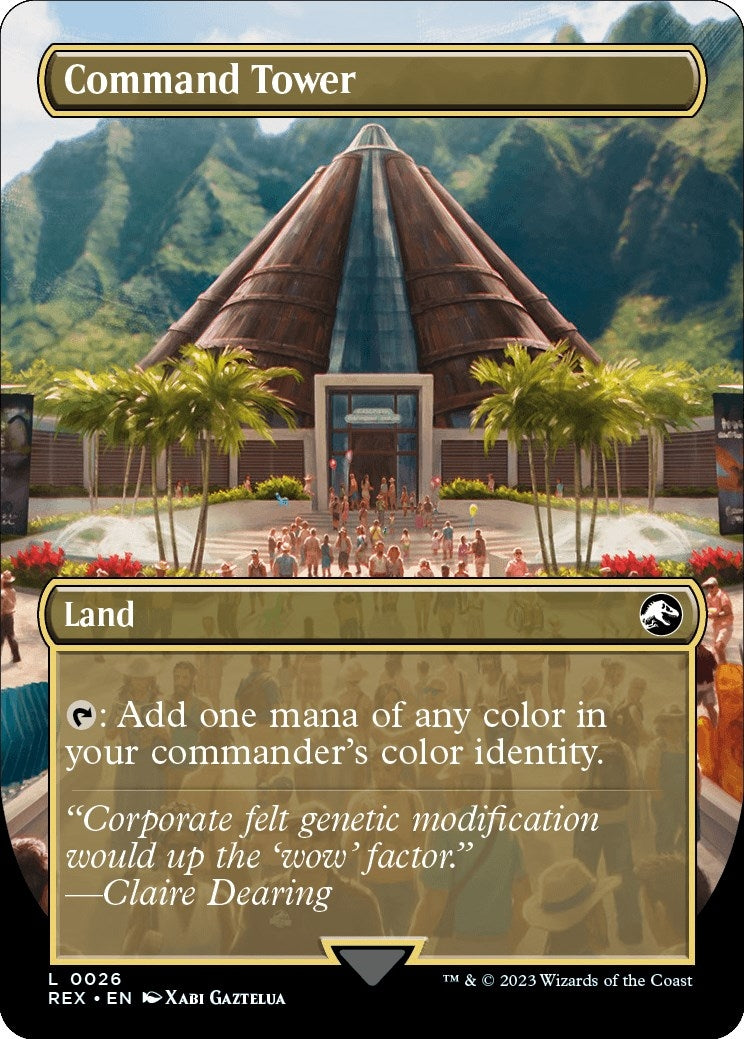 Command Tower (Borderless) (26) (Universes Beyond: Jurassic World Collection)