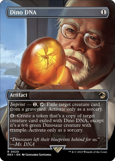 Dino DNA (Borderless) (20) (Universes Beyond: Jurassic World Collection)