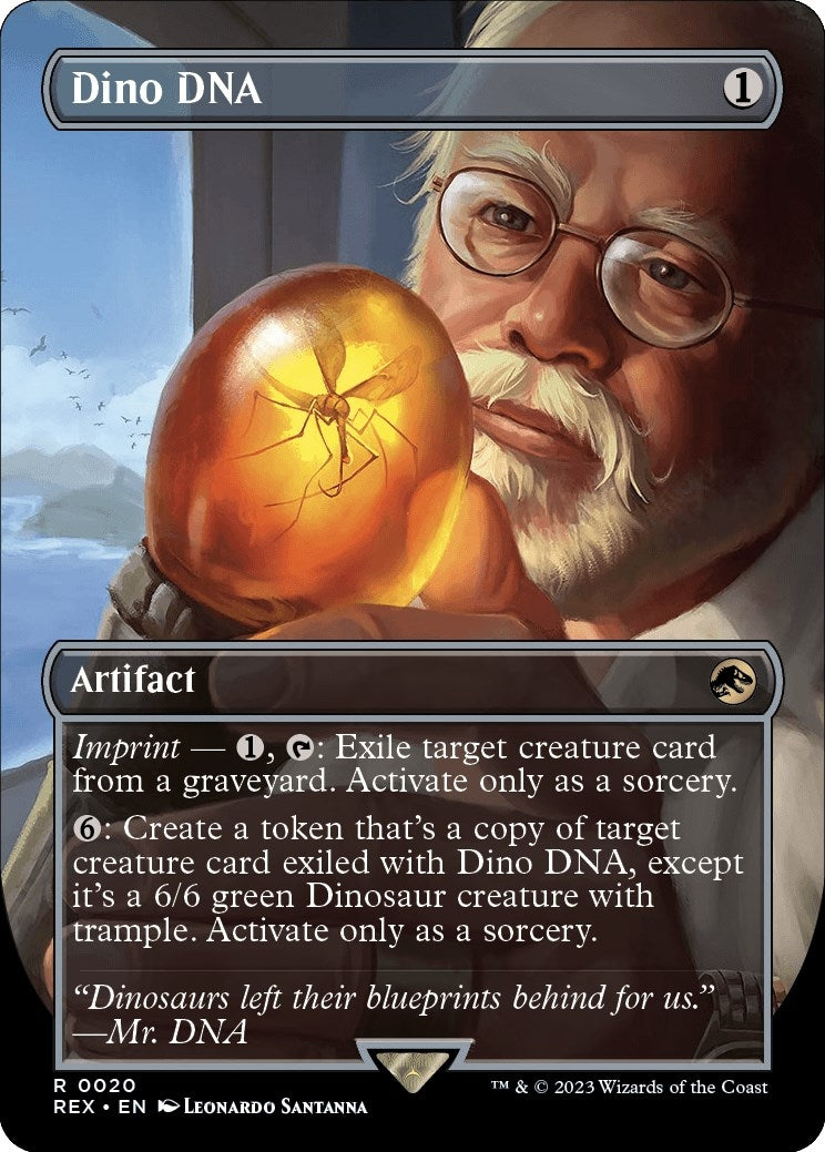 Dino DNA (Borderless) (20) (Universes Beyond: Jurassic World Collection)