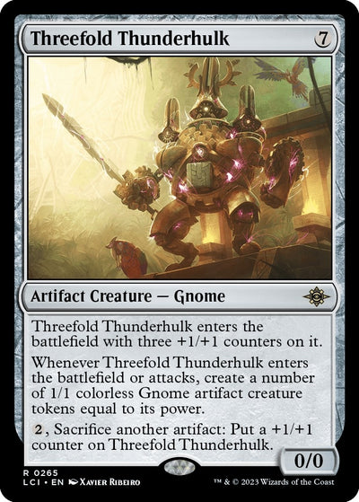 Threefold Thunderhulk (265) (The Lost Caverns of Ixalan)