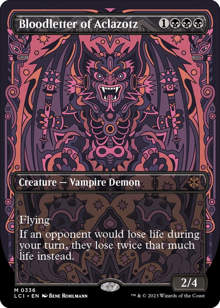 Bloodletter of Aclazotz (Borderless) (336) (The Lost Caverns of Ixalan)