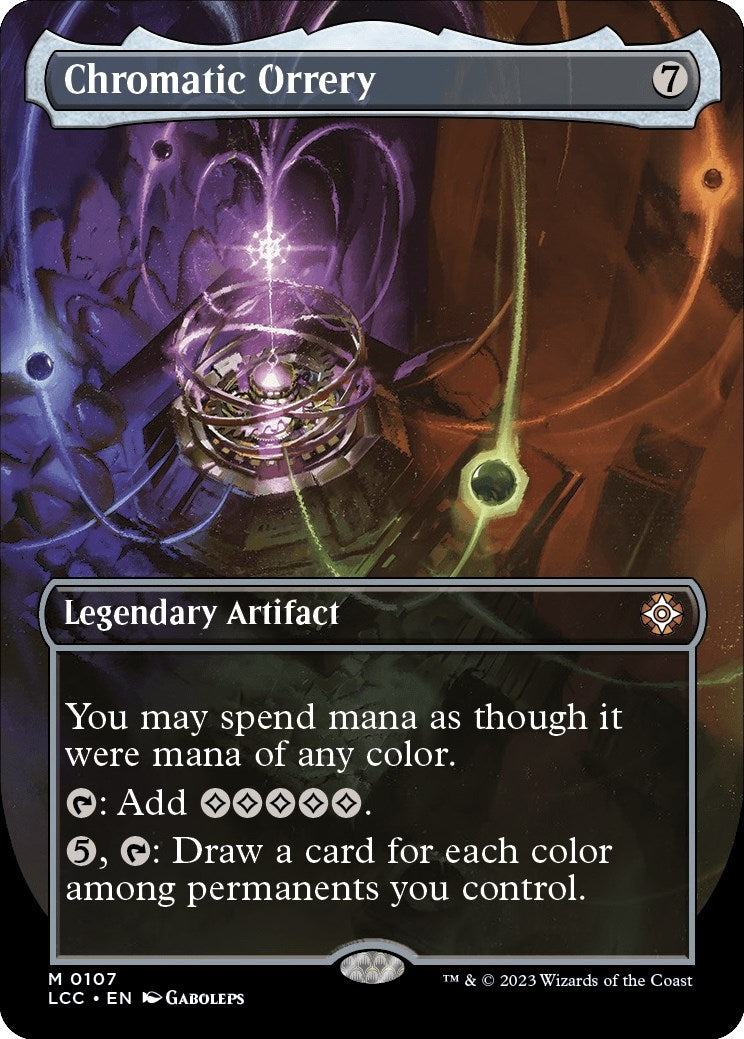 Chromatic Orrery (Borderless) (107) (Commander: The Lost Caverns of Ixalan)