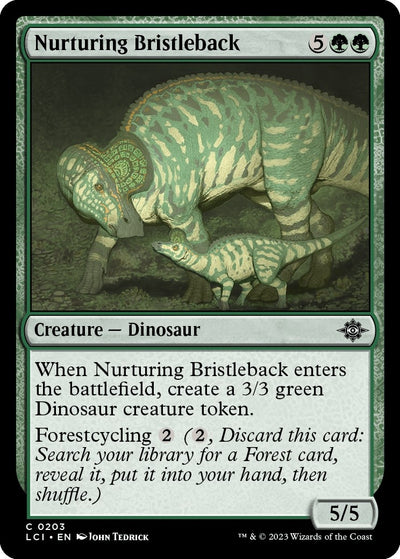 Nurturing Bristleback (203) (The Lost Caverns of Ixalan)