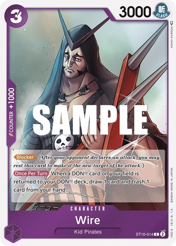 Image for Wire (ST10-014) (Ultra Deck: The Three Captains) - One Piece Card Game