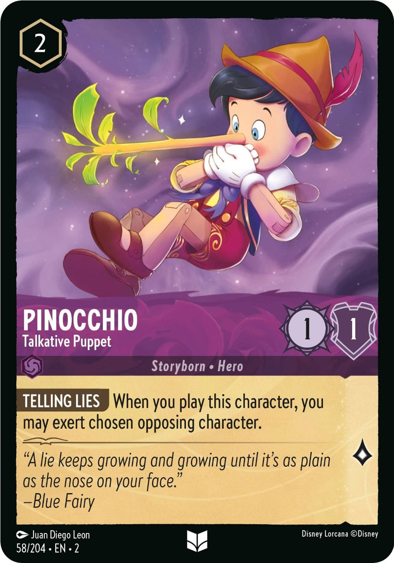 Pinocchio - Talkative Puppet (58/204) (Rise of the Floodborn)