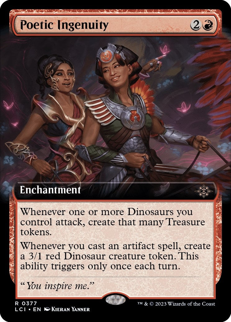 Poetic Ingenuity (Extended Art) (377) (The Lost Caverns of Ixalan)