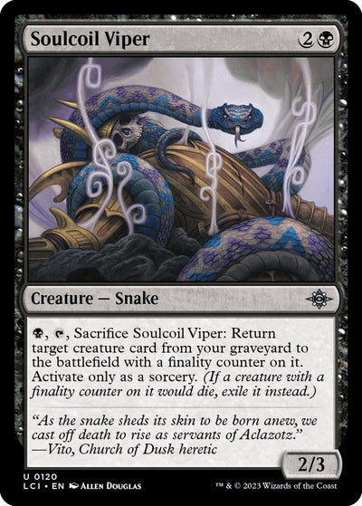 Soulcoil Viper (120) (The Lost Caverns of Ixalan)