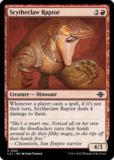 Scytheclaw Raptor (165) (The Lost Caverns of Ixalan)