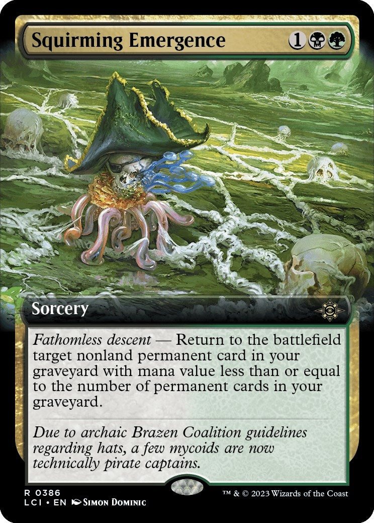 Squirming Emergence (Extended Art) (386) (The Lost Caverns of Ixalan)