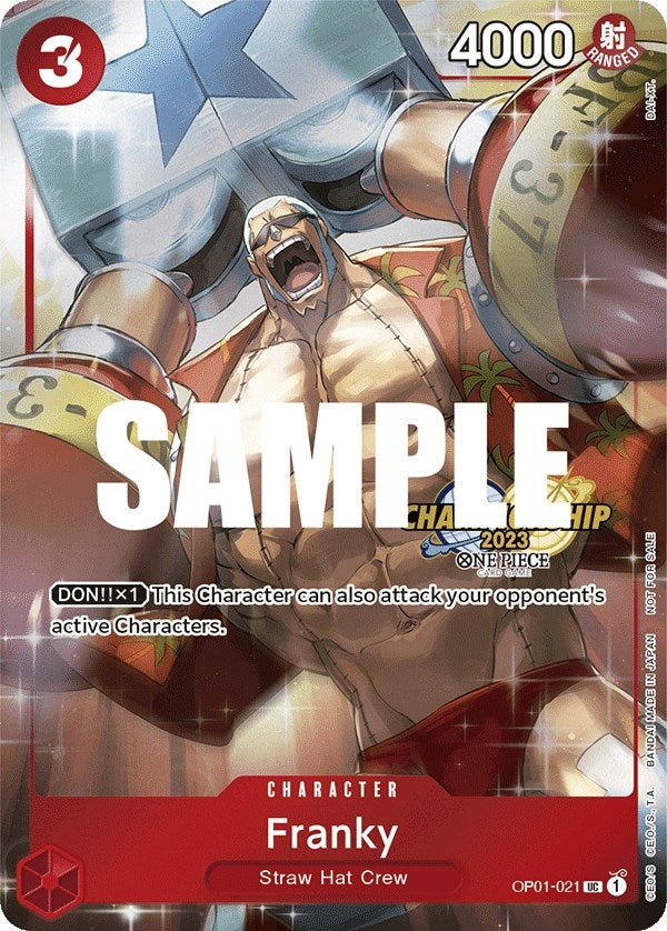 Image for Franky (CS 2023 Celebration Pack) (OP01-021) (One Piece Promotion Cards) - One Piece Card Game