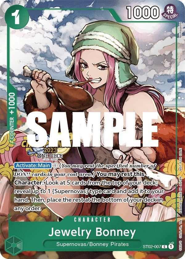 Image for Jewelry Bonney (CS 2023 Celebration Pack) (ST02-007) (One Piece Promotion Cards) - One Piece Card Game