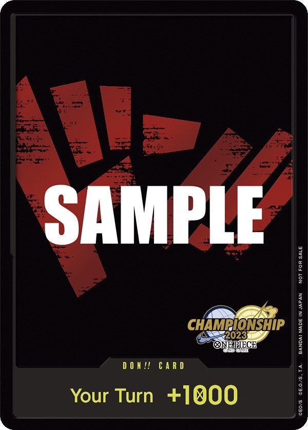 Image for DON!! Card (CS 2023 Celebration Pack) (One Piece Promotion Cards) - One Piece Card Game