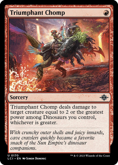 Triumphant Chomp (170) (The Lost Caverns of Ixalan)