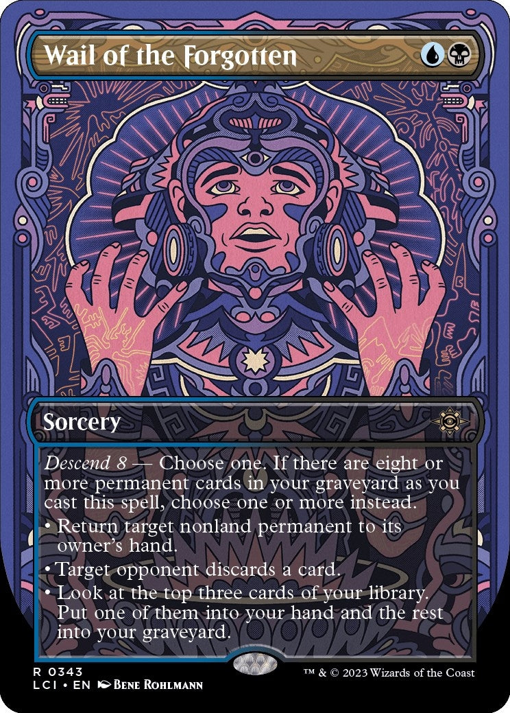 Image for Wail of the Forgotten (Borderless) (343) - Magic: The Gathering