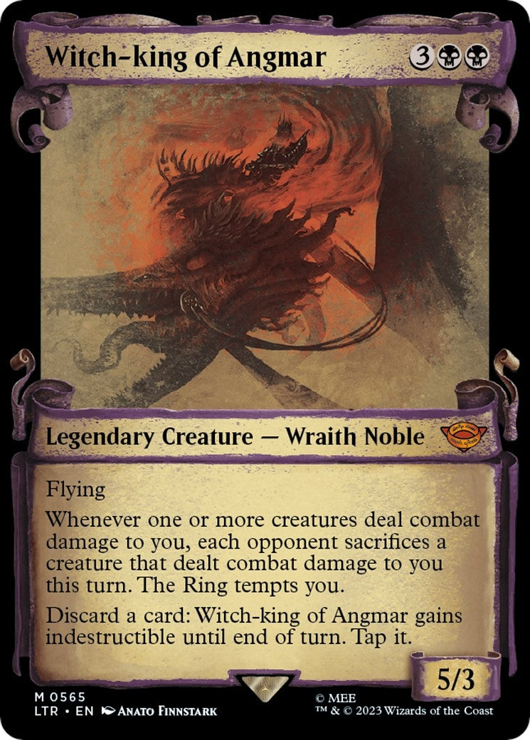 Witch-king of Angmar (Showcase Scrolls) (565) (Universes Beyond: The Lord of the Rings: Tales of Middle-earth)