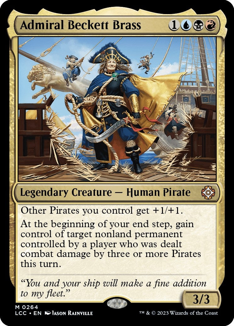 Admiral Beckett Brass (264) (Commander: The Lost Caverns of Ixalan)