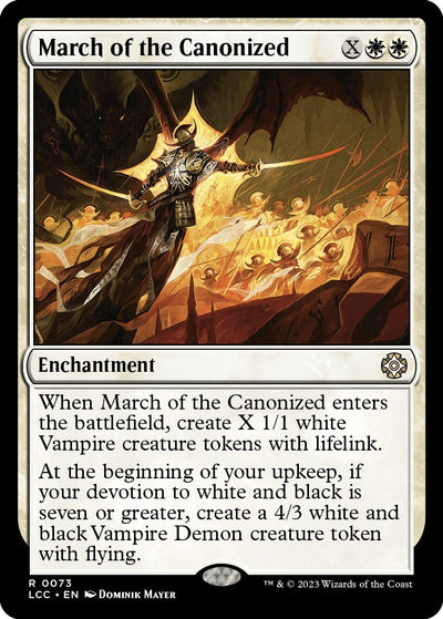 March of the Canonized (73) (Commander: The Lost Caverns of Ixalan)