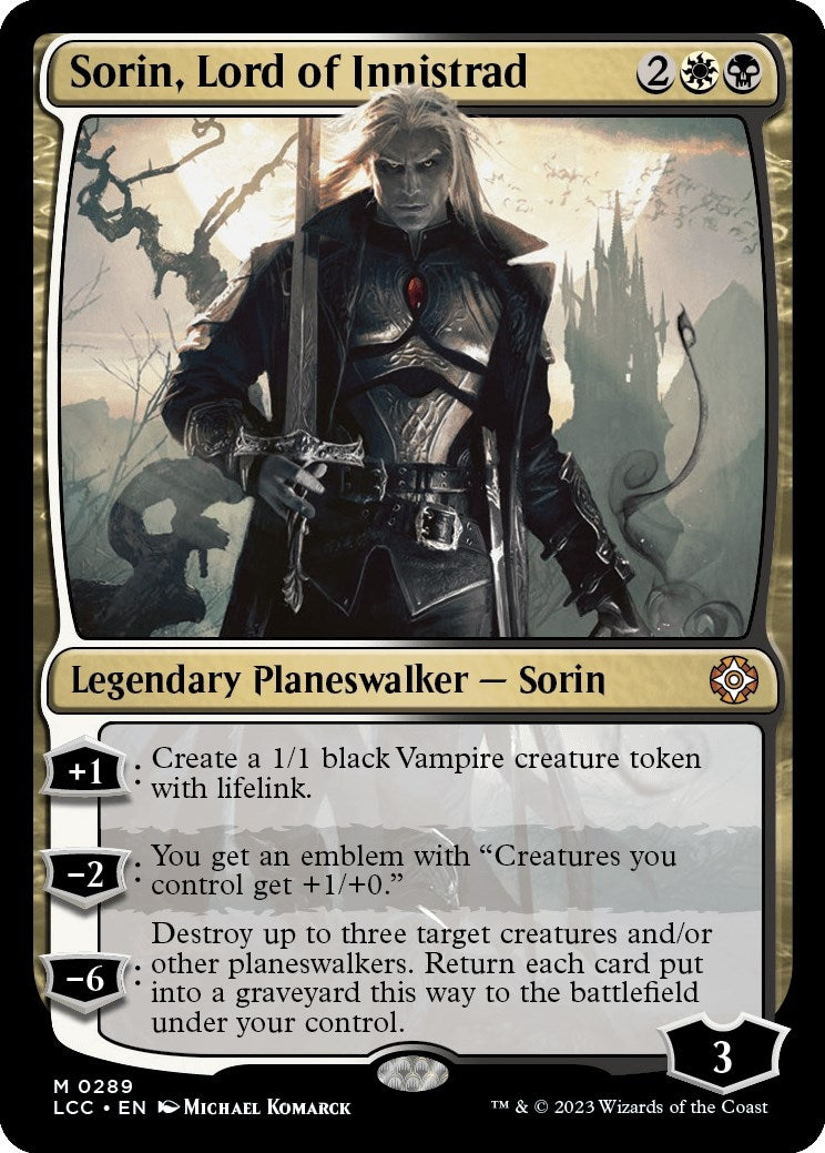 Sorin, Lord of Innistrad (289) (Commander: The Lost Caverns of Ixalan)